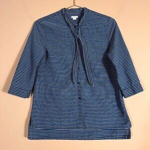 Fossil Striped 3/4 Sleeve Top
